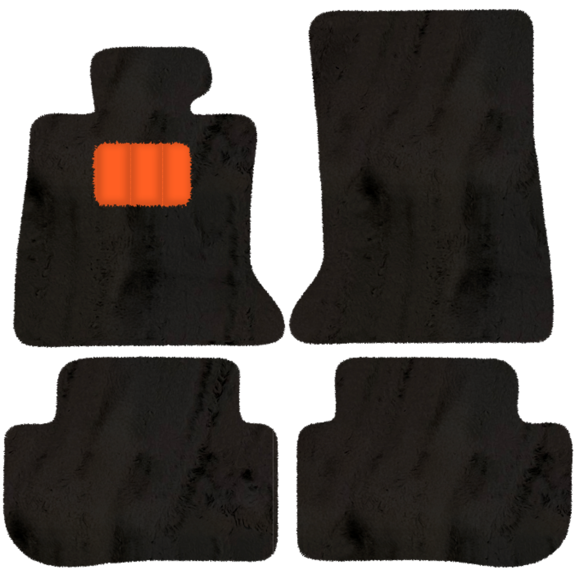 Premium Sheepskin Floor Mats for Rolls-Royce RR2 Dawn (2015-2023)