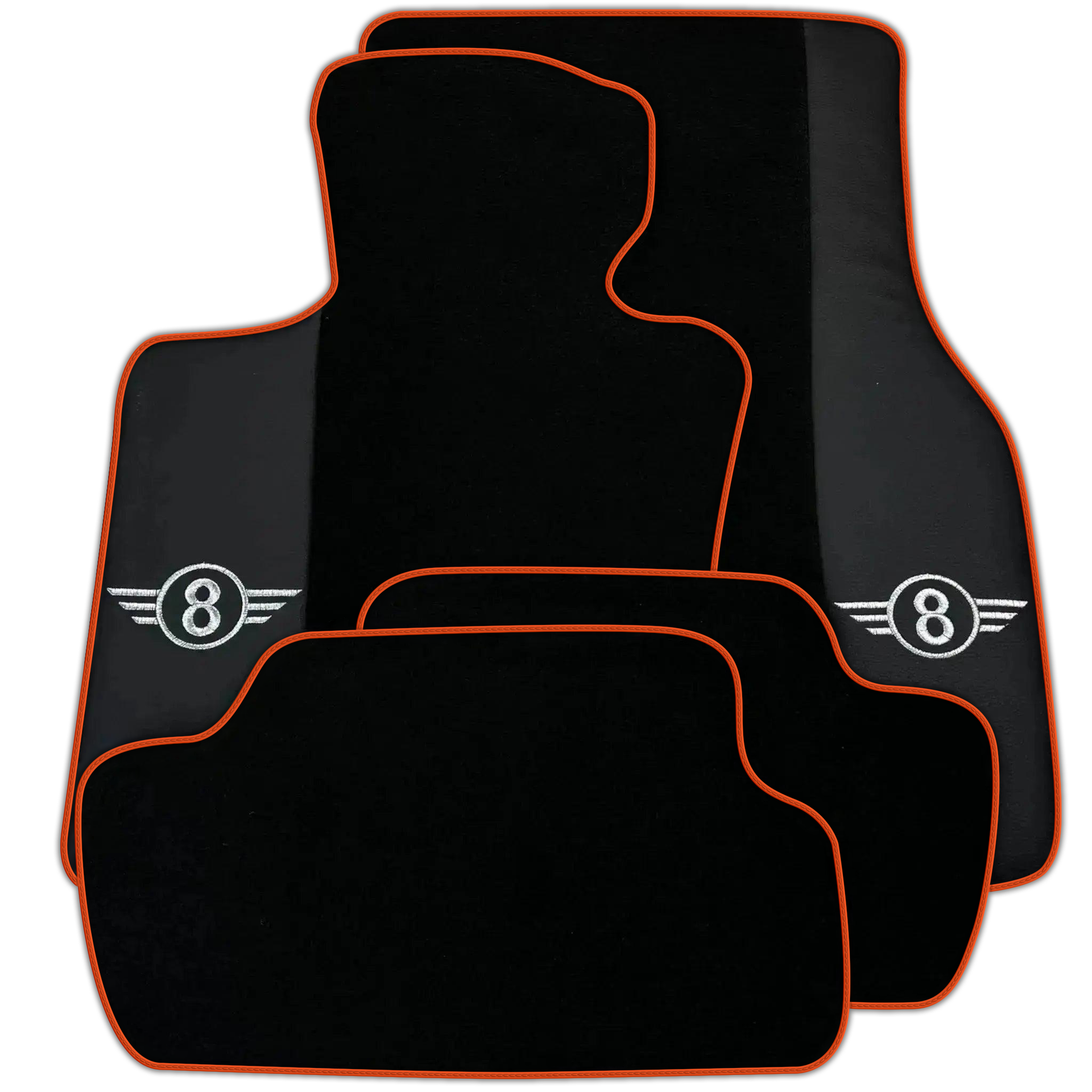 Black Floor Mats for Mini Cooper / One F56 3-Doors (2014-2023) Various Trim Colors