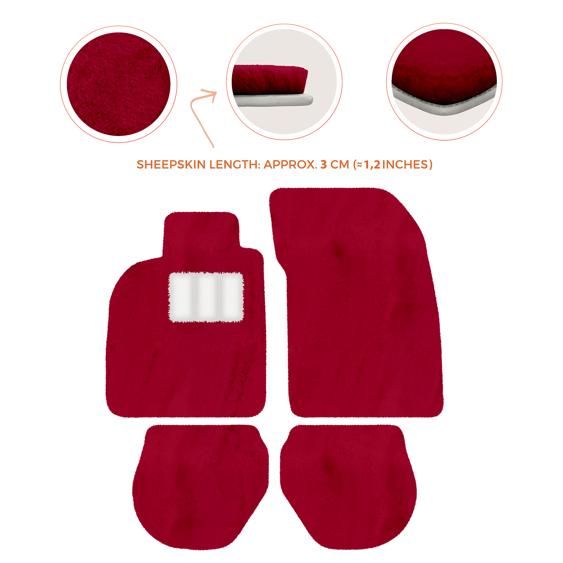 Tapis de voiture noirs pour Porsche 993 (1994-1998) avec - AutoWin