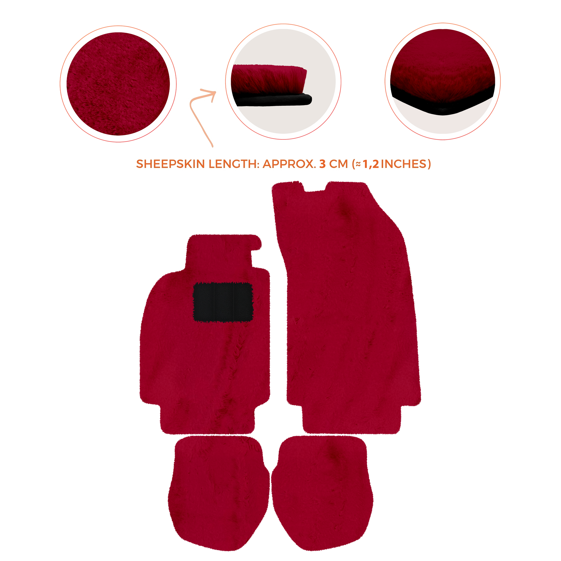 Tapis de voiture noirs pour Porsche 964 (1989-1994) avec carbone | ER56 Performance - AutoWin