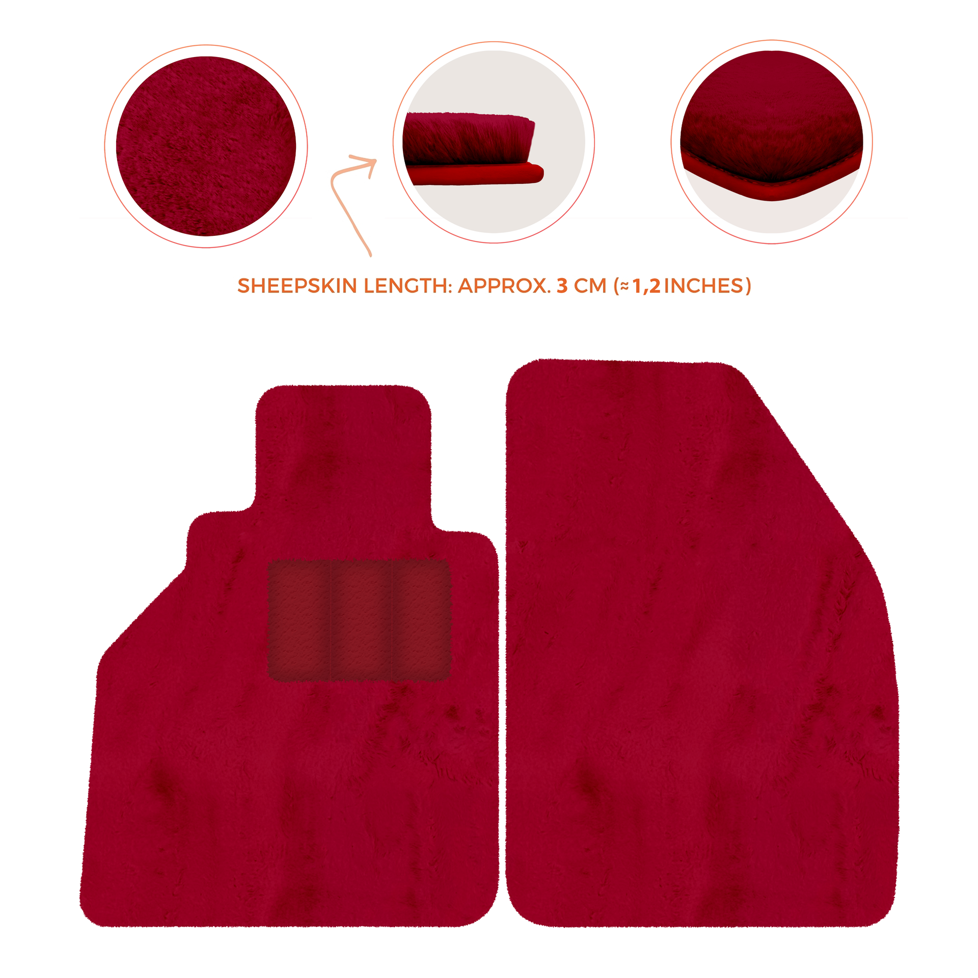 Dark Blue Floor Mats for Porsche 986 Boxster (1996-2004) with Leather - AutoWin