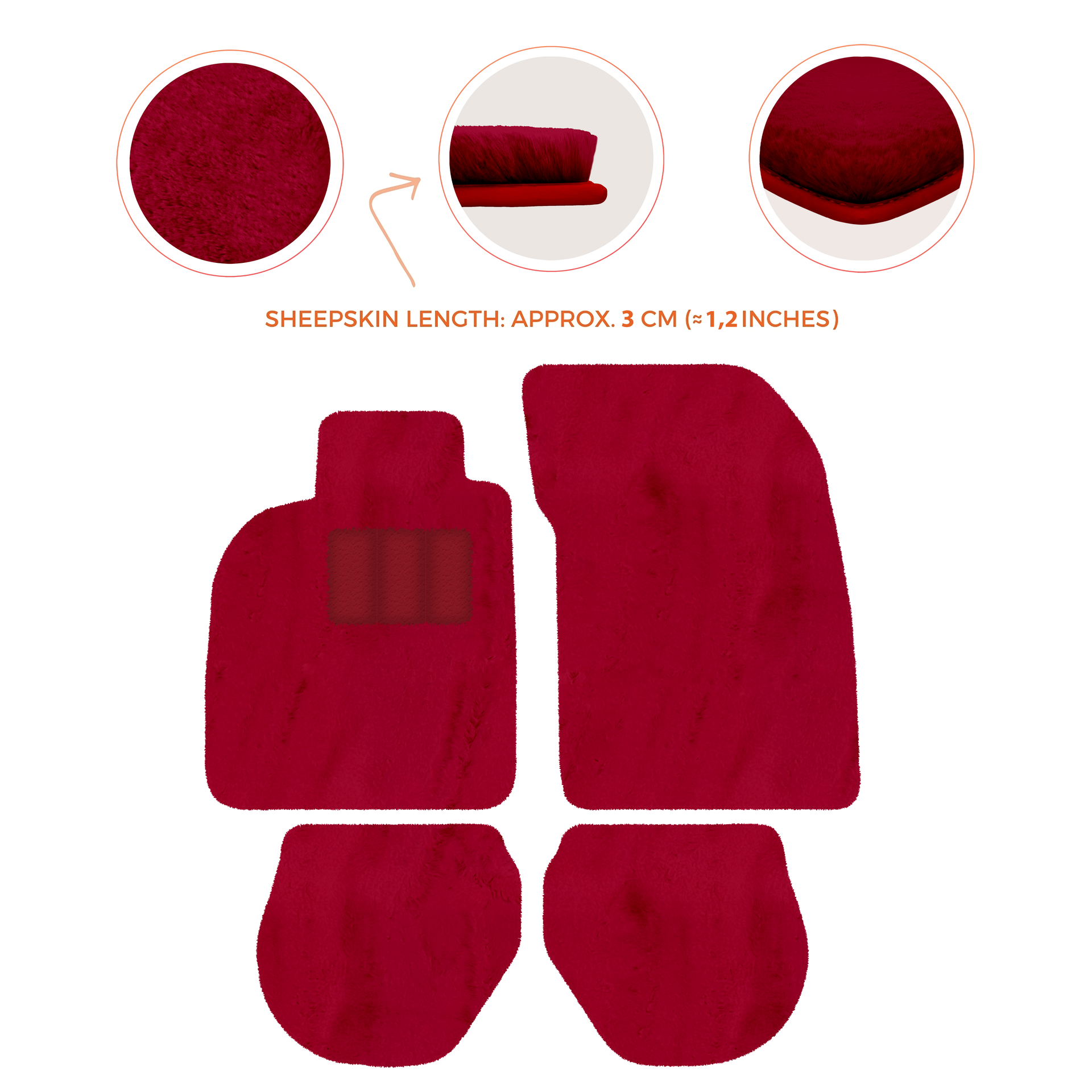 Tapis de voiture noirs pour Porsche 993 (1994-1998) avec - AutoWin