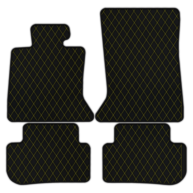 Tapis de voiture en cuir personnalisables avec motif diamant unique pour Rolls Royce Wraith (2013–2023)
