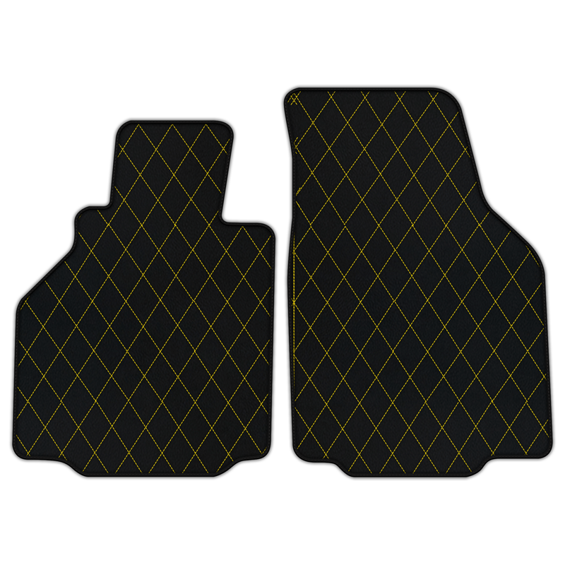 Customizable Leather Floor Mats with Single DIamond Pattern for Porsche 911 GT3 RS (996) 2003–2004