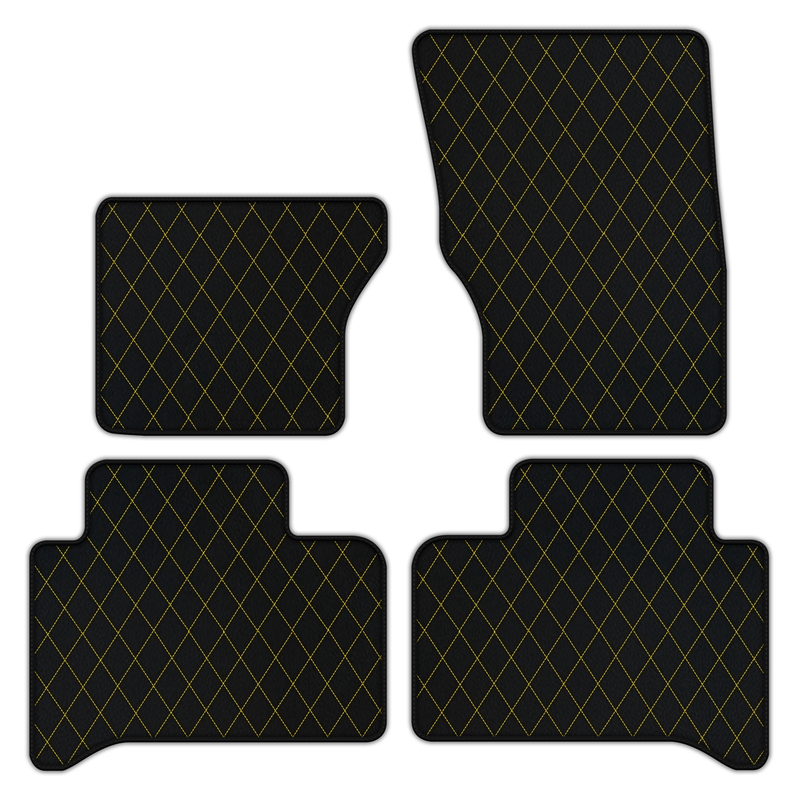 Customizable Leather Floor Mats with Single Diamond Pattern for Range Rover Sport (2013-2022)