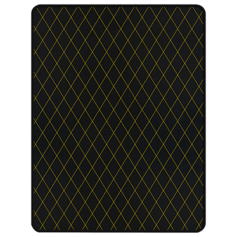 Anpassbare Kofferraum-Fußmatten aus Leder mit einfarbigem Rautenmuster für Ferrari 488 Pista Spider (2019-2021)