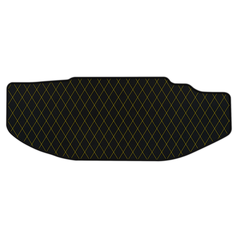 Customizable Leather Trunk Floor Mats with Single Diamond Pattern for Maserati GranTurismo (2007-2019)