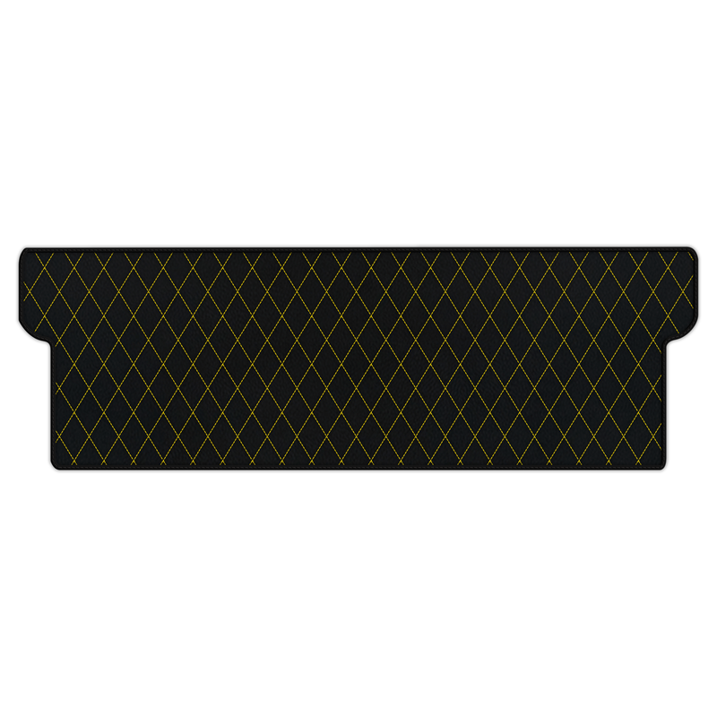 Customizable Leather Trunk Floor Mats with Single Diamond Pattern for Ferrari Dino GT4 (1973-1979)