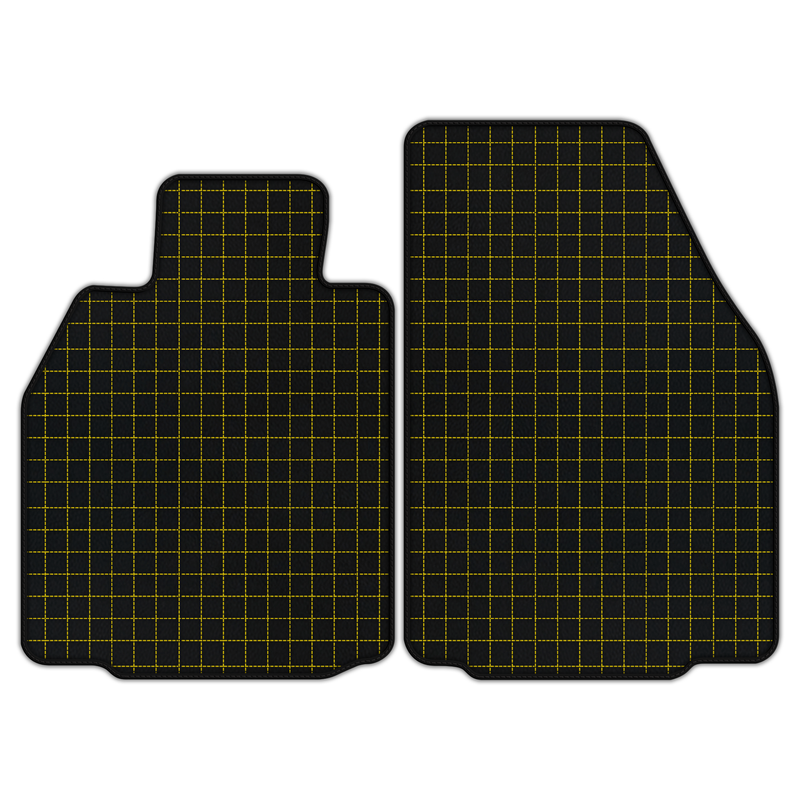 Customizable Leather Floor Mats with Square Pattern for Porsche 911 GT3 RS (997) 4.0 (2011)