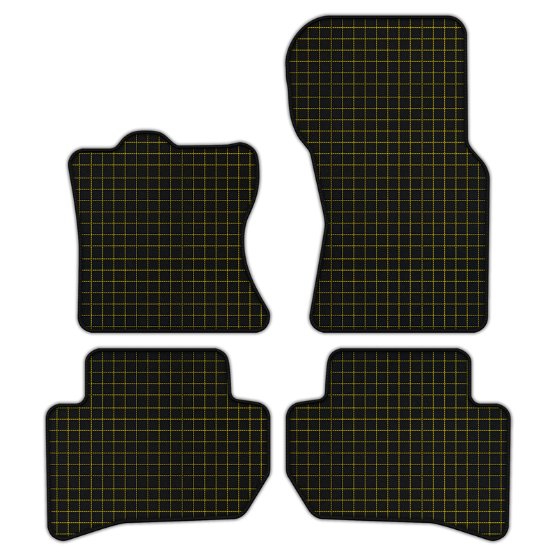 Customizable Leather Floor Mats with Square Pattern for Range Rover Velar (2017-2024)