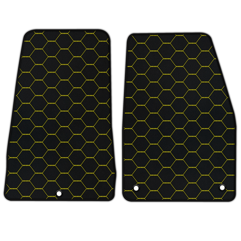 Customizable Symmetrical Hex Pattern Floor Mats for Dodge Viper (2003-2006)