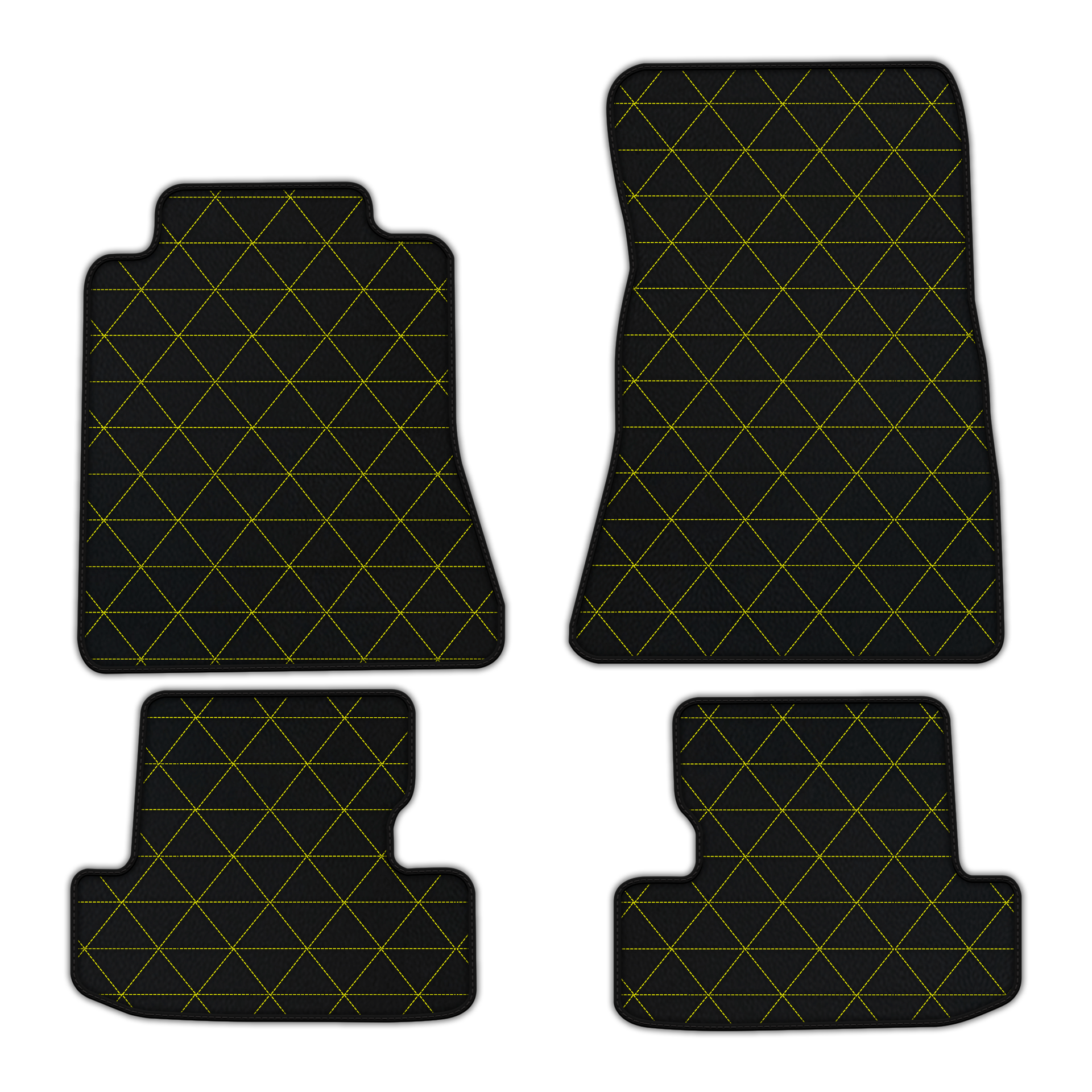 Customizable Leather Floor Mats for Ford Mustang VI (2015-2023)