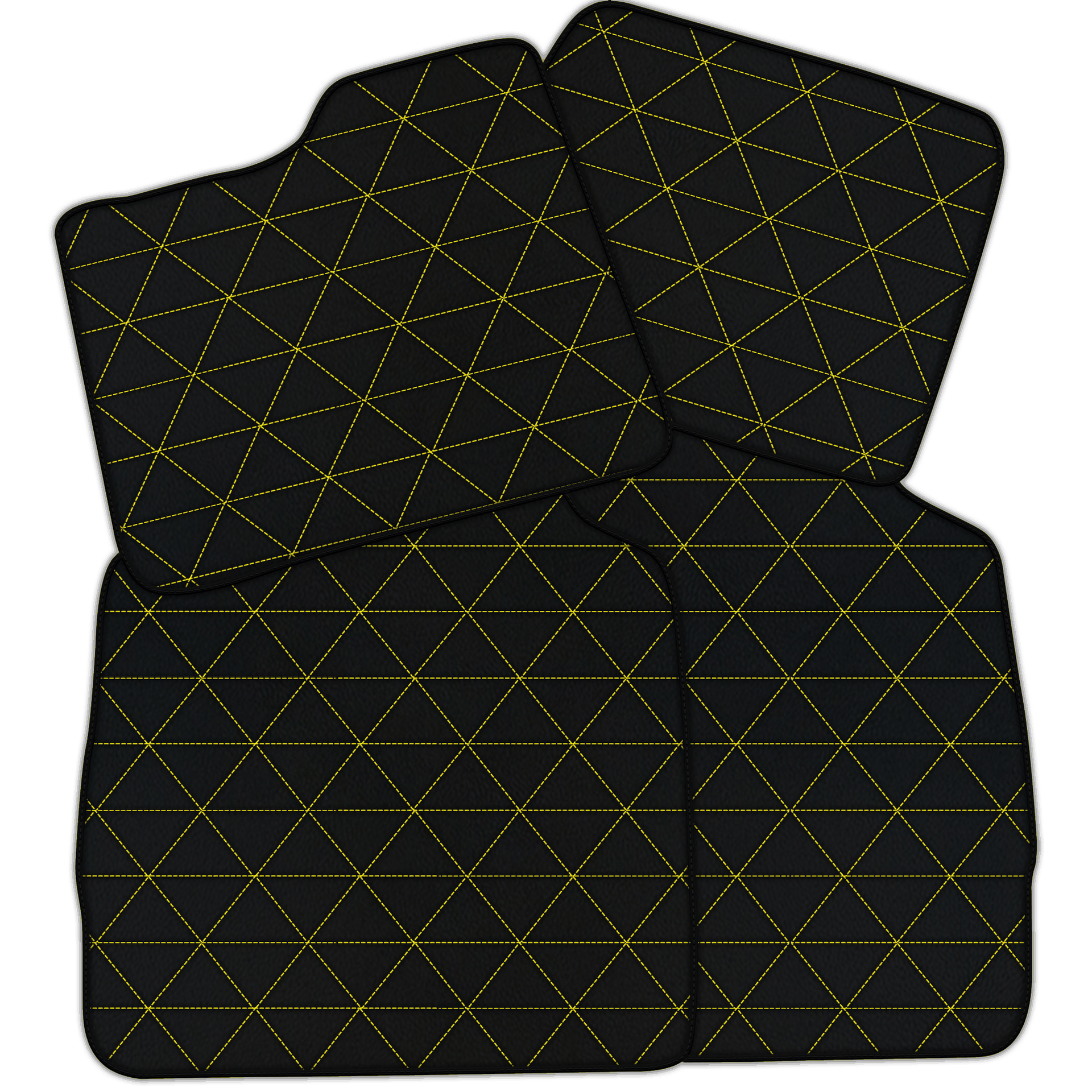 Customizable Triangle's Pattern Floor Mats for Ferrari Purosangue (2023-2024)