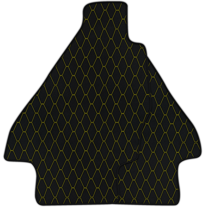Tapis de voiture en cuir personnalisables avec motif hexagonal vertical pour Ferrari Dino GT4 (1973-1979)