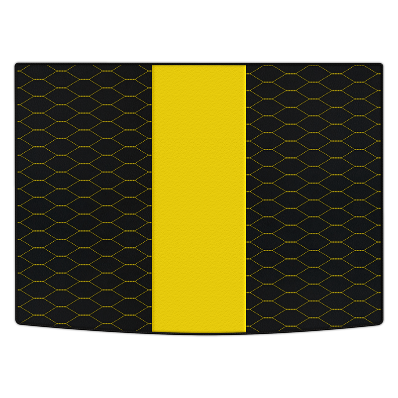 Customizable Leather Trunk Floor Mats with Viper Hex Pattern for Mercedes Benz B-Class W246 (2011-2019)