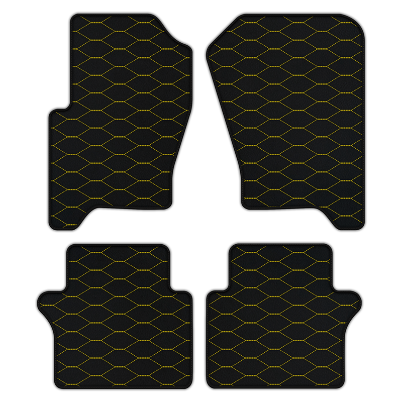 Customizable Leather Floor Mats with Viper Hex Pattern for Range Rover Sport (2010-2013)