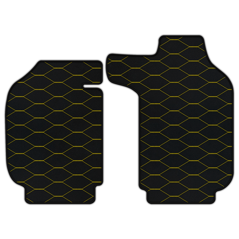 Customizable Leather Floor Mats with Viper Hex Pattern for Porsche 911 SC (1978–1983)