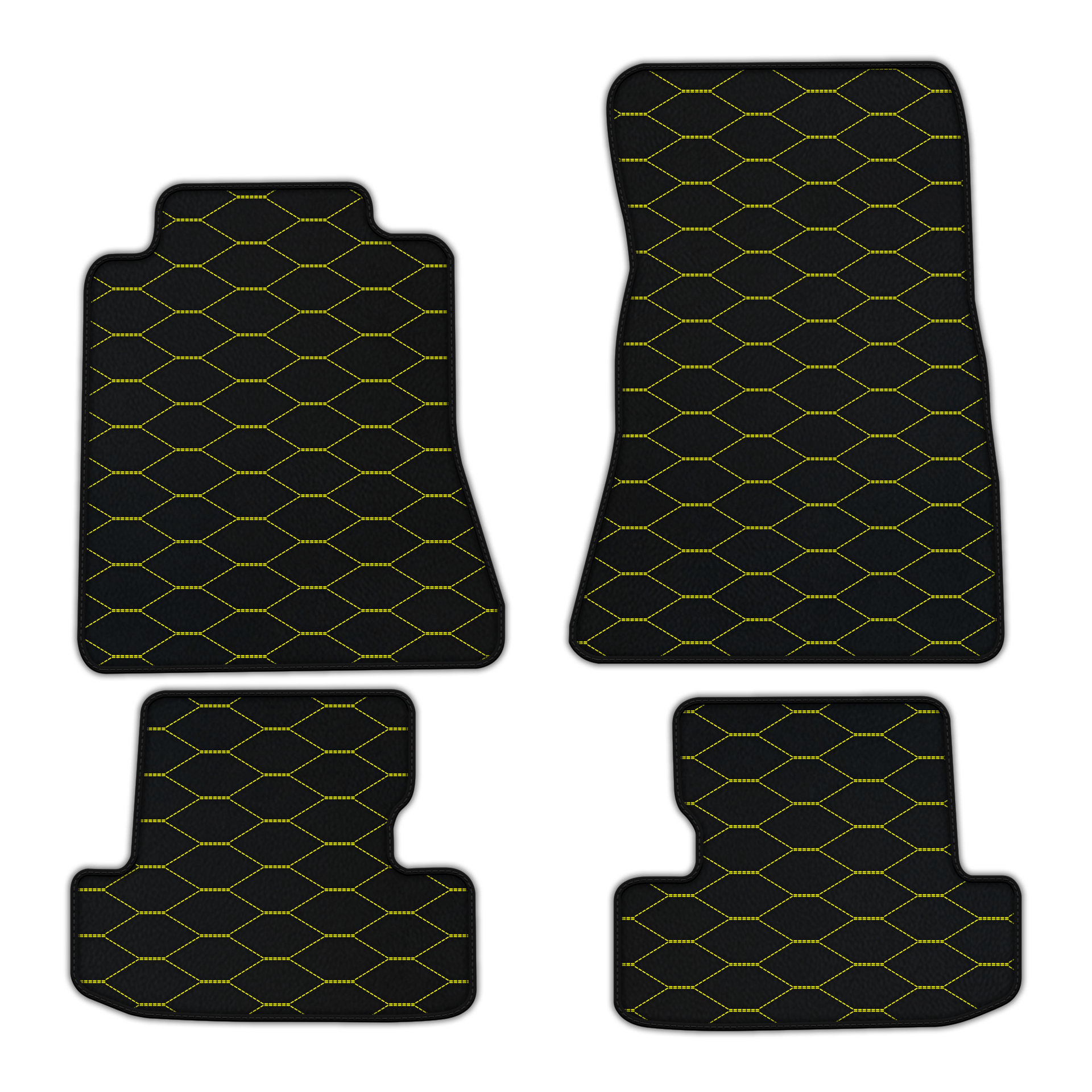 Customizable Leather Floor Mats for Ford Mustang VI (2015-2023)