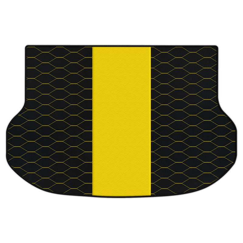 Anpassbare Leder-Kofferraummatten mit Viper-Hex-Muster für Lexus NX (2014-2022)