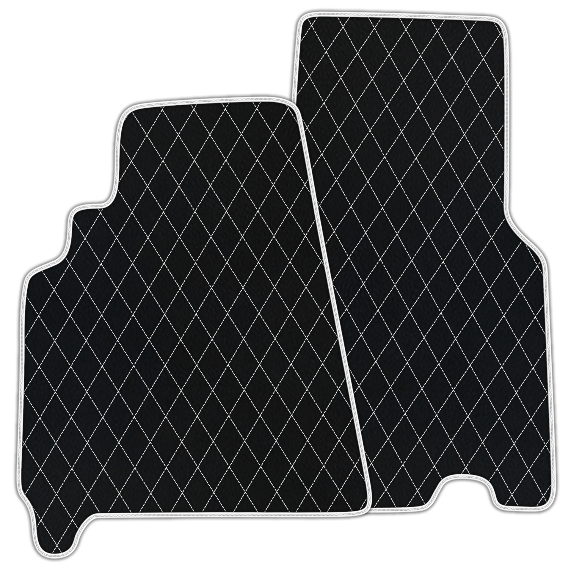 Customizable Leather Floor Mats with Hex Pattern for Ferrari 550 Maranello (1996-2002) - AutoWin