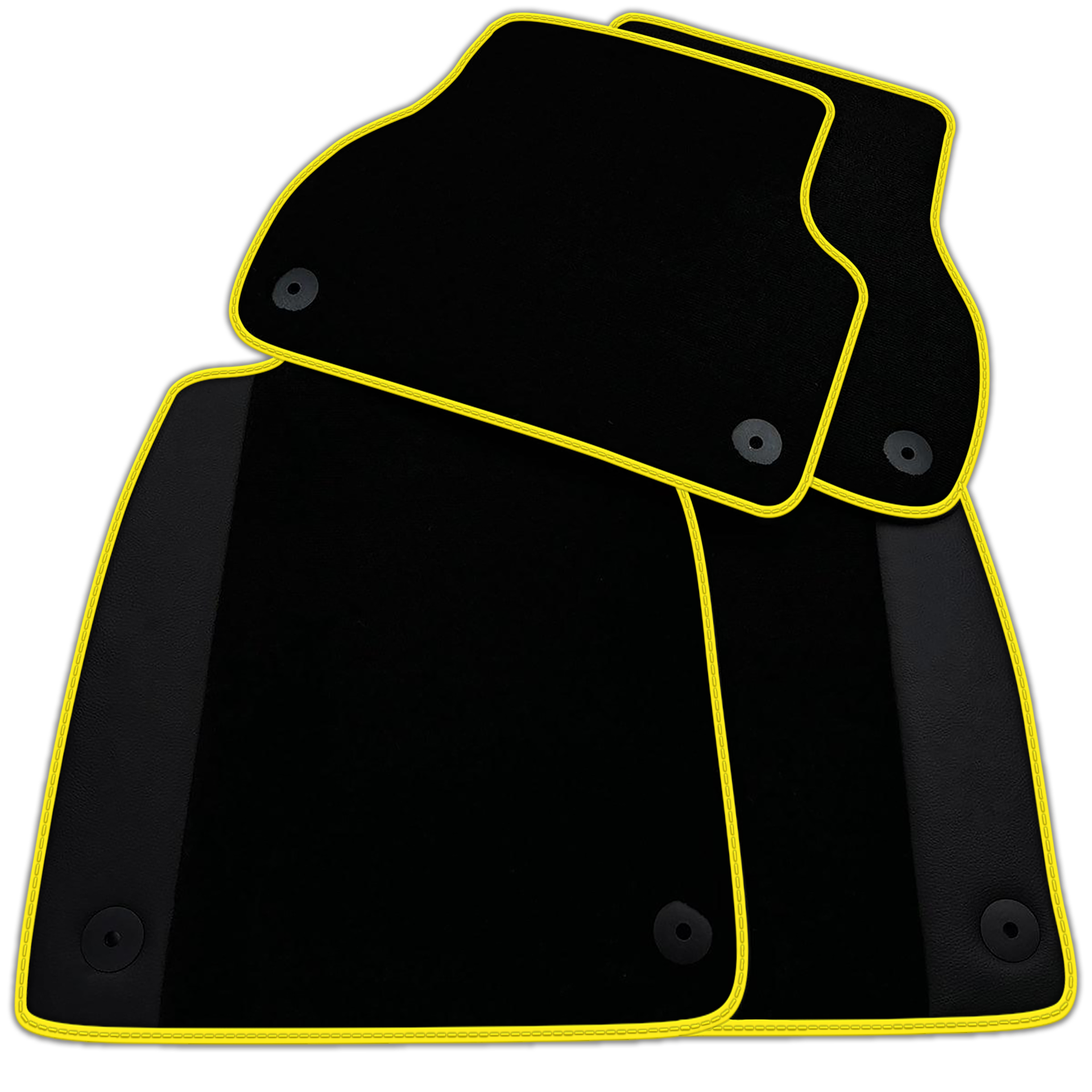 Customizable Black Floor Mats for A6 - C8 Avant (2018-2023)