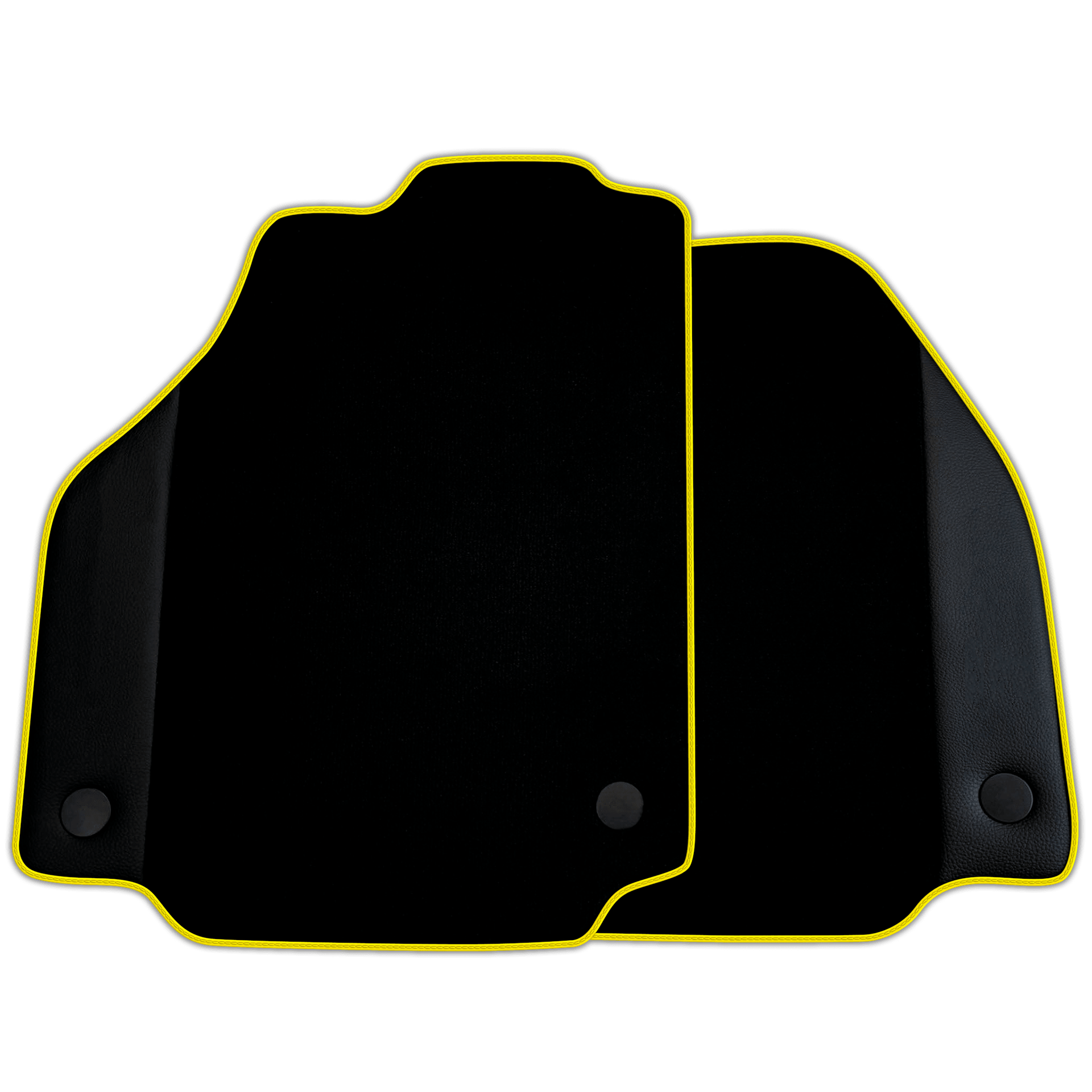 Custom Black Floor Mats for Ferrari 458 Spider (2012-2015) With Leather | Various Trim Colors