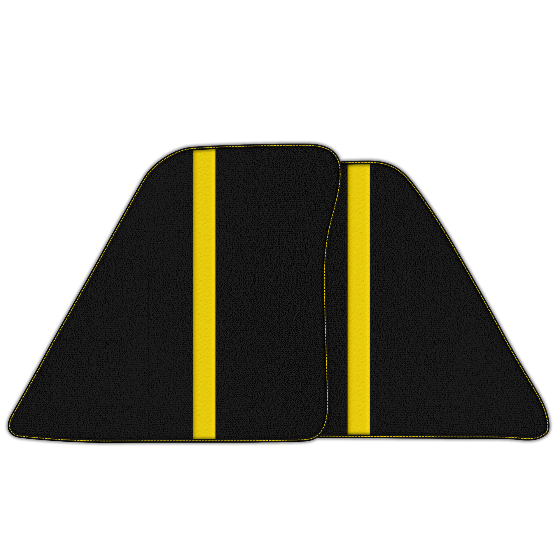 Premium Leather-Lined Black Floor Mats for Ferrari 296 GTB (2022-2025)