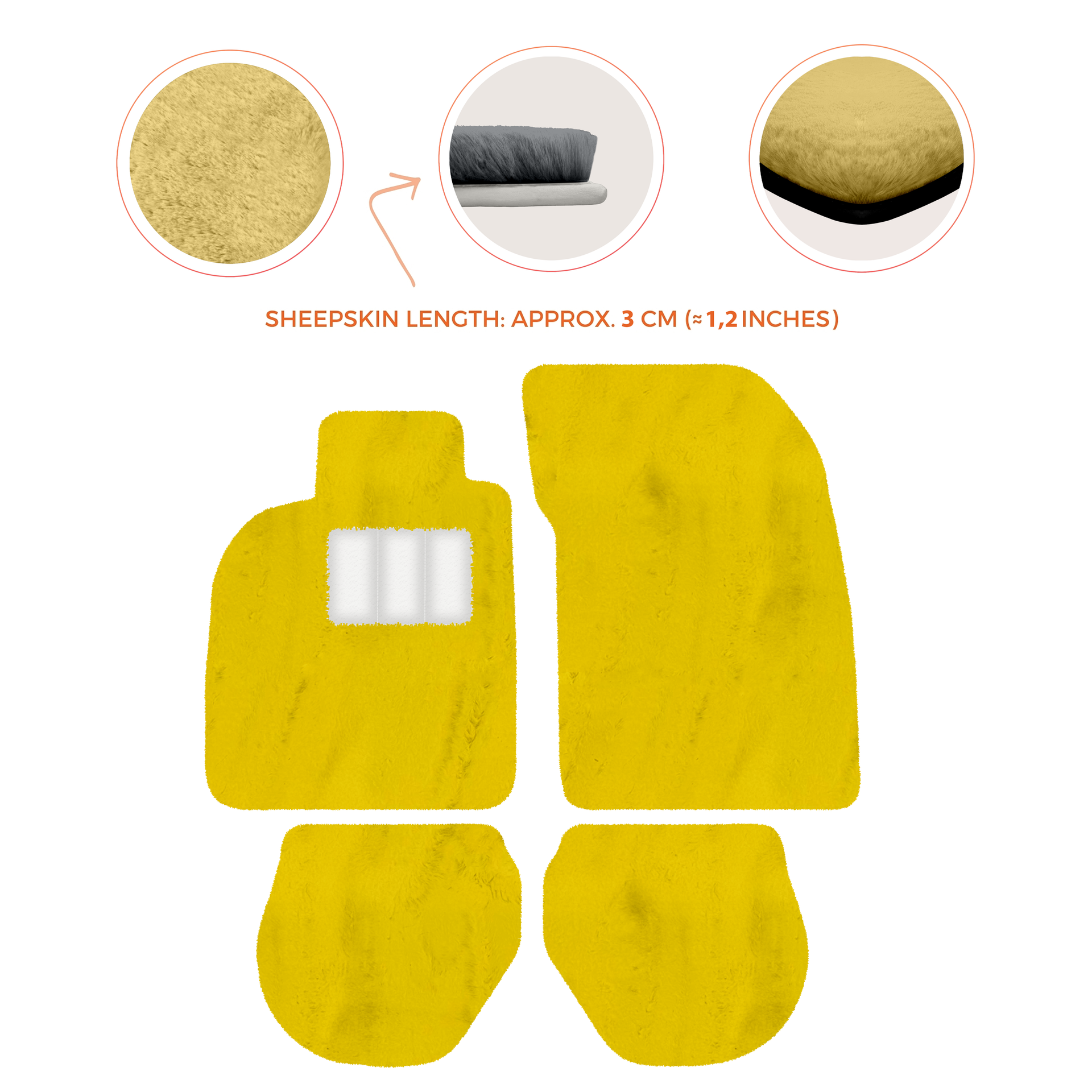 Tapis de voiture noirs pour Porsche 993 (1994-1998) avec - AutoWin