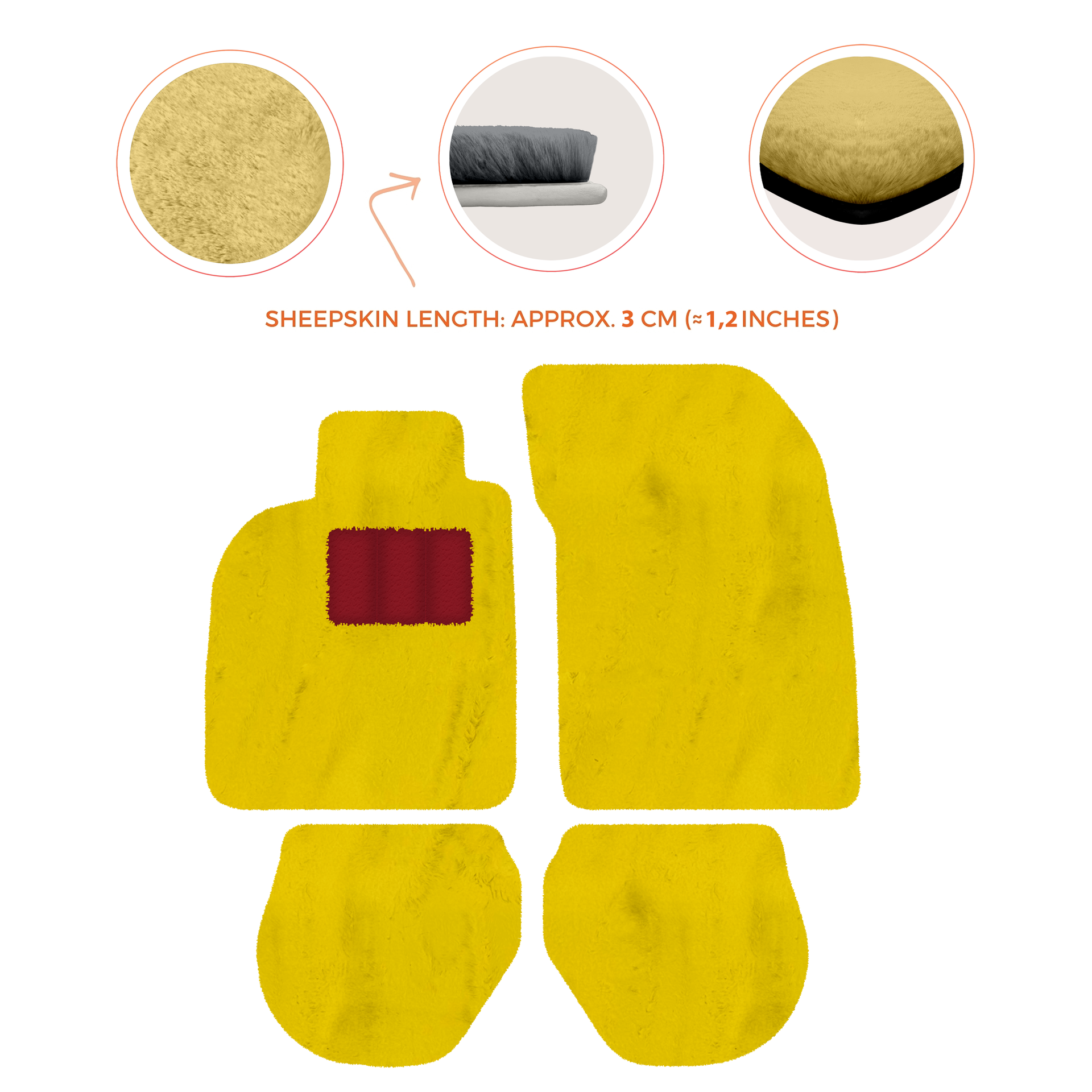 Tapis de voiture noirs pour Porsche 993 (1994-1998) avec - AutoWin