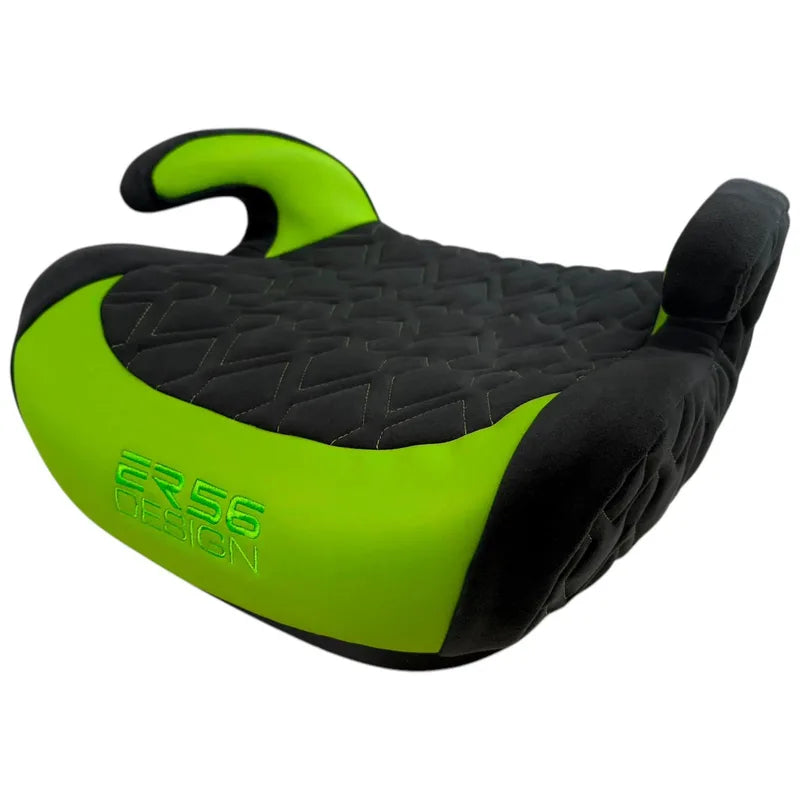Green and black ER56 backless car seat