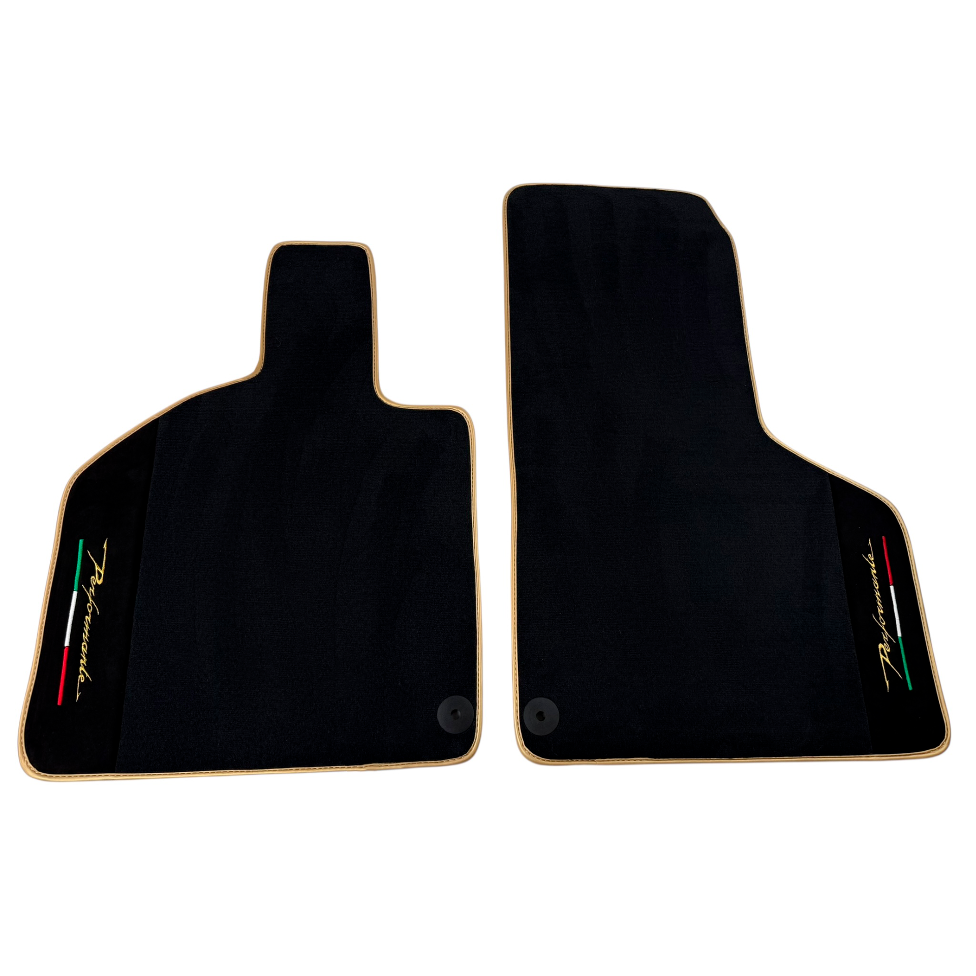 Black Carpet Mats for Lamborghini Huracan | Alcantara Pillows