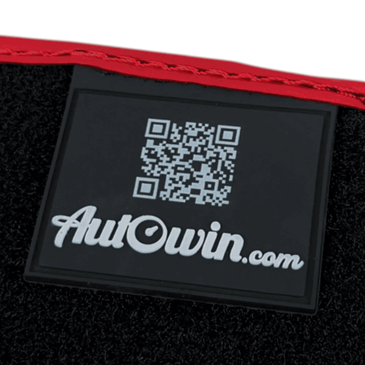 Black Alcantara Floor Mats for Ferrari 458 GT2 (2012-2015) with Red Alcantara Accents