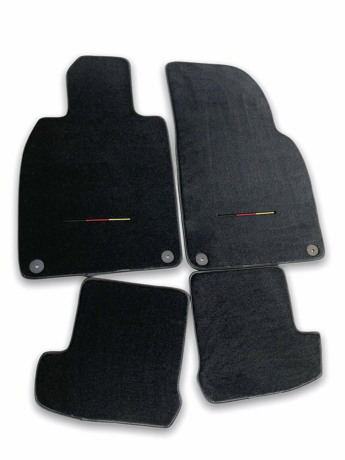 Black Floor Mats for Audi A1 - 5-door Hatchback 2010-2018 - AutoWin
