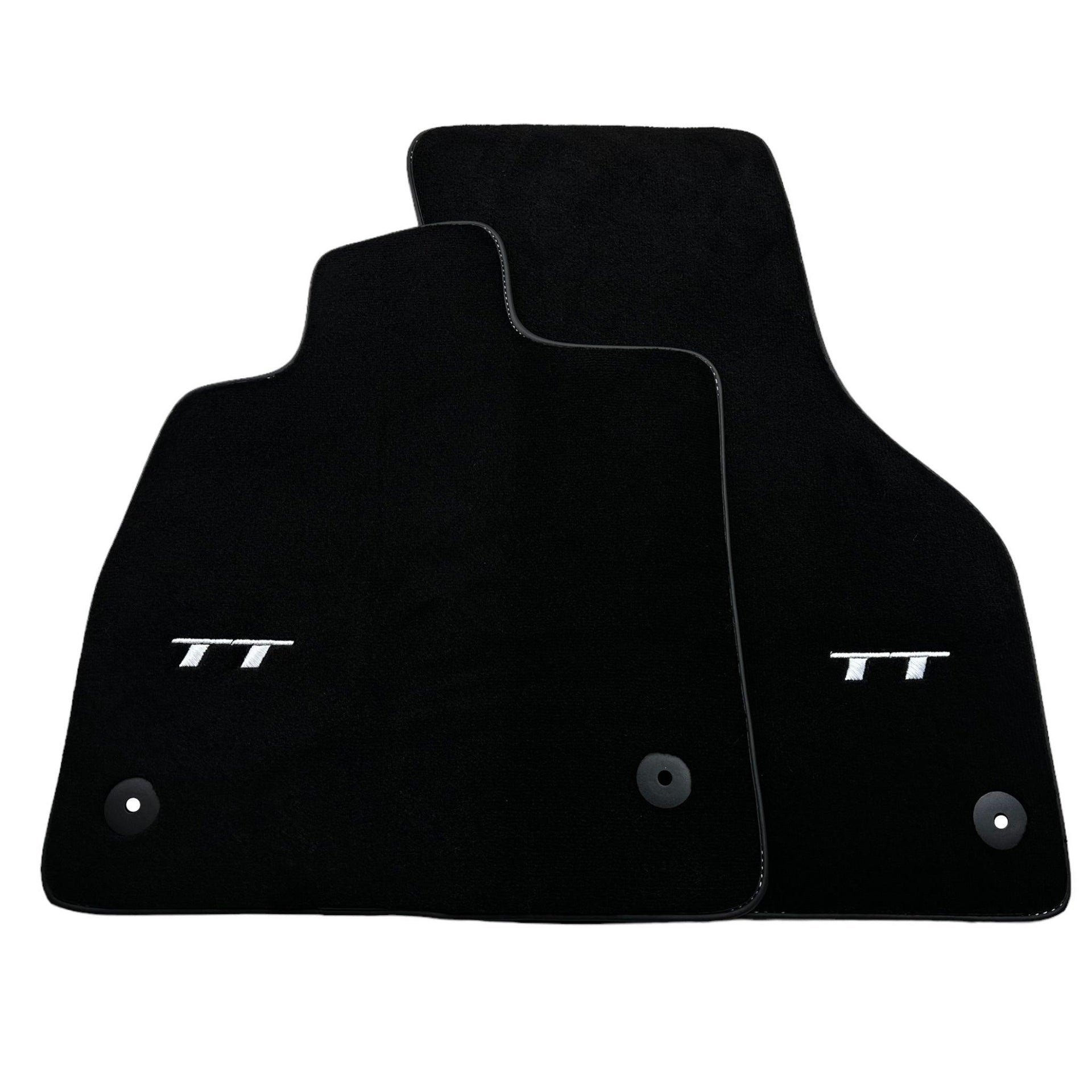 Black Floor Mats for Audi TT MK2 Convertible (2006-2014) - AutoWin