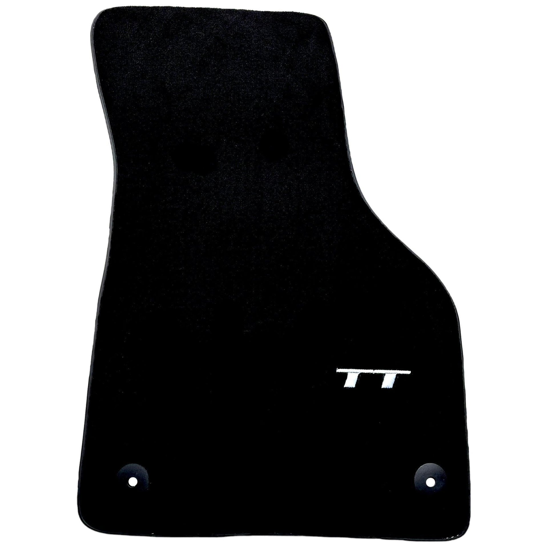 Black Floor Mats for Audi TT MK2 Convertible (2006-2014) - AutoWin