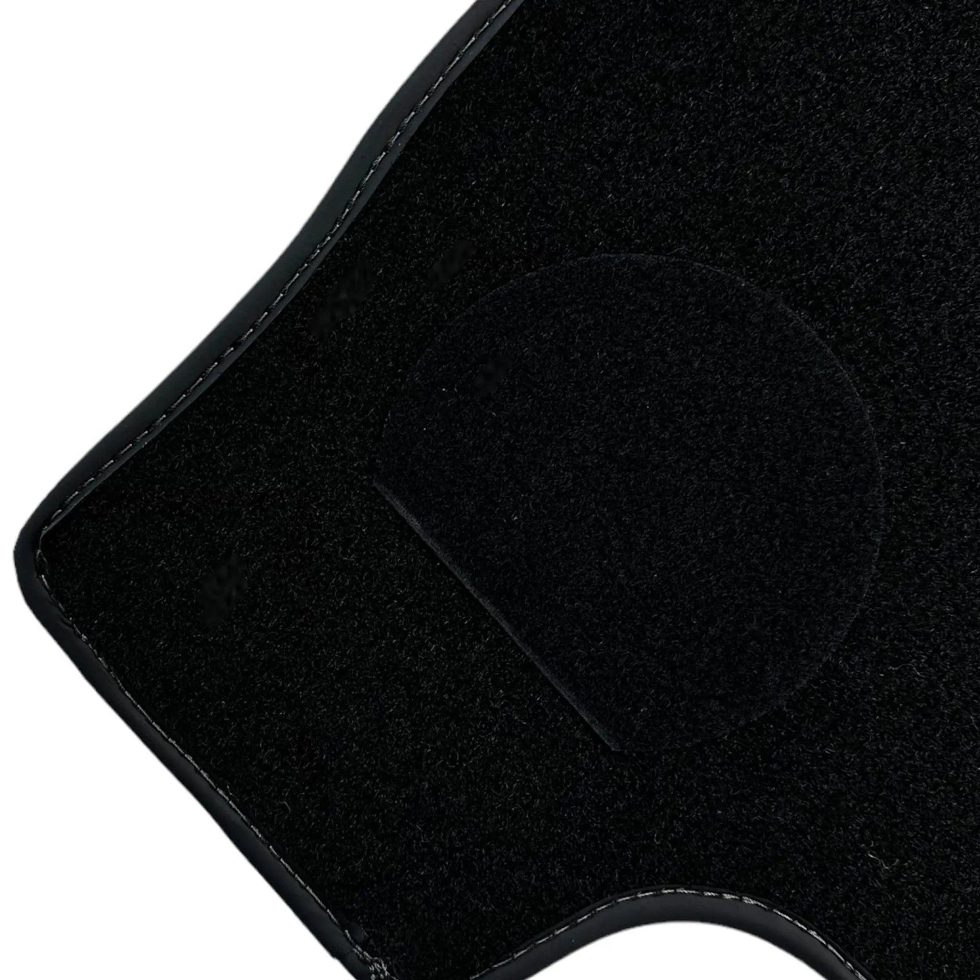 Black Floor Mats for BMW i8 3 Color Stripes Tailored Set Perfect Fit - AutoWin