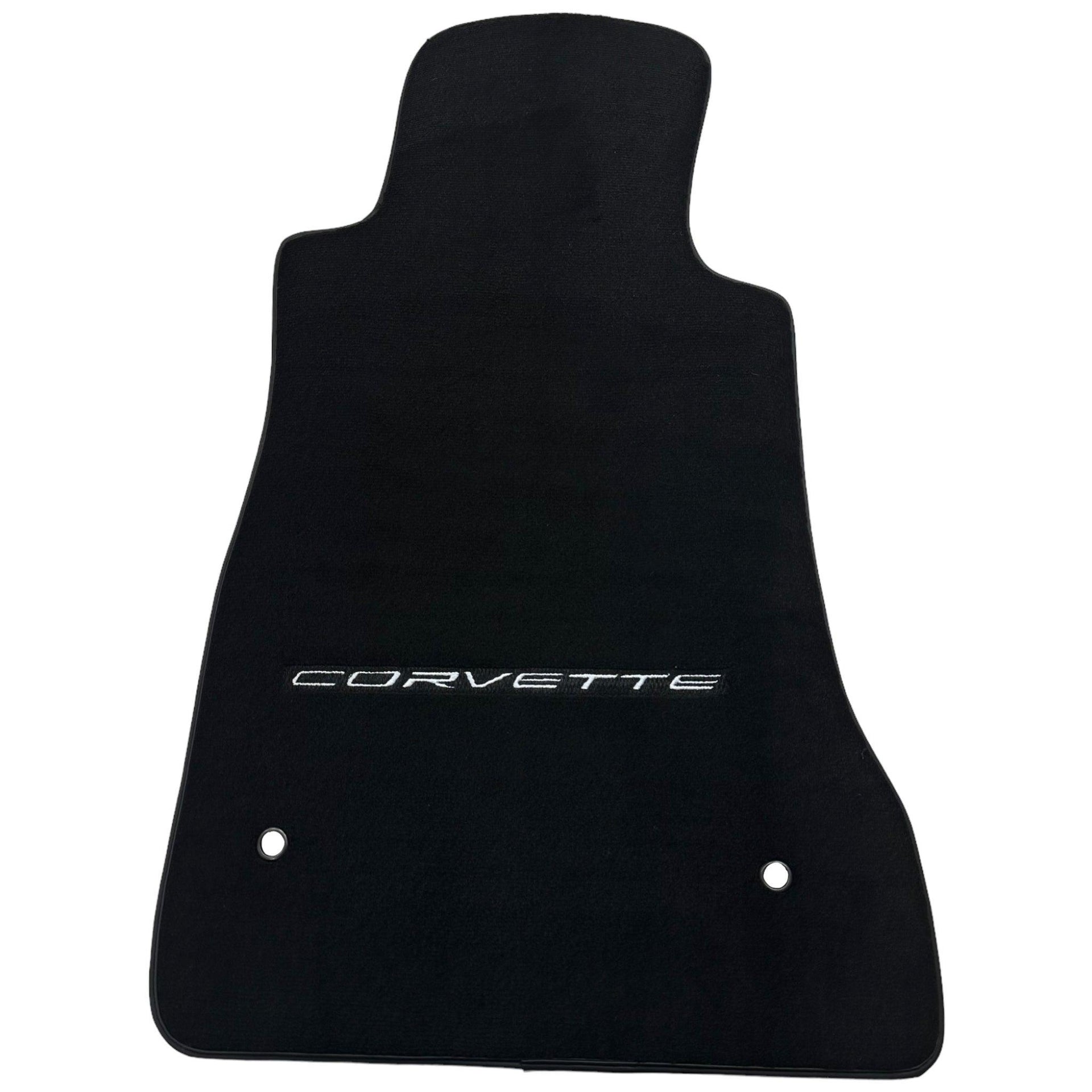 Black Floor Mats For Chevrolet Corvette C6 (2005-2013) - AutoWin