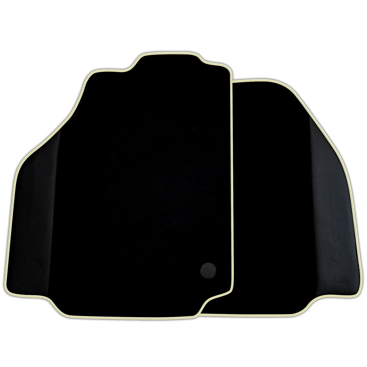 Black Floor Mats for Ferrari 488 Pista Spider (2019-2021) with Leather | Various Trim Colors