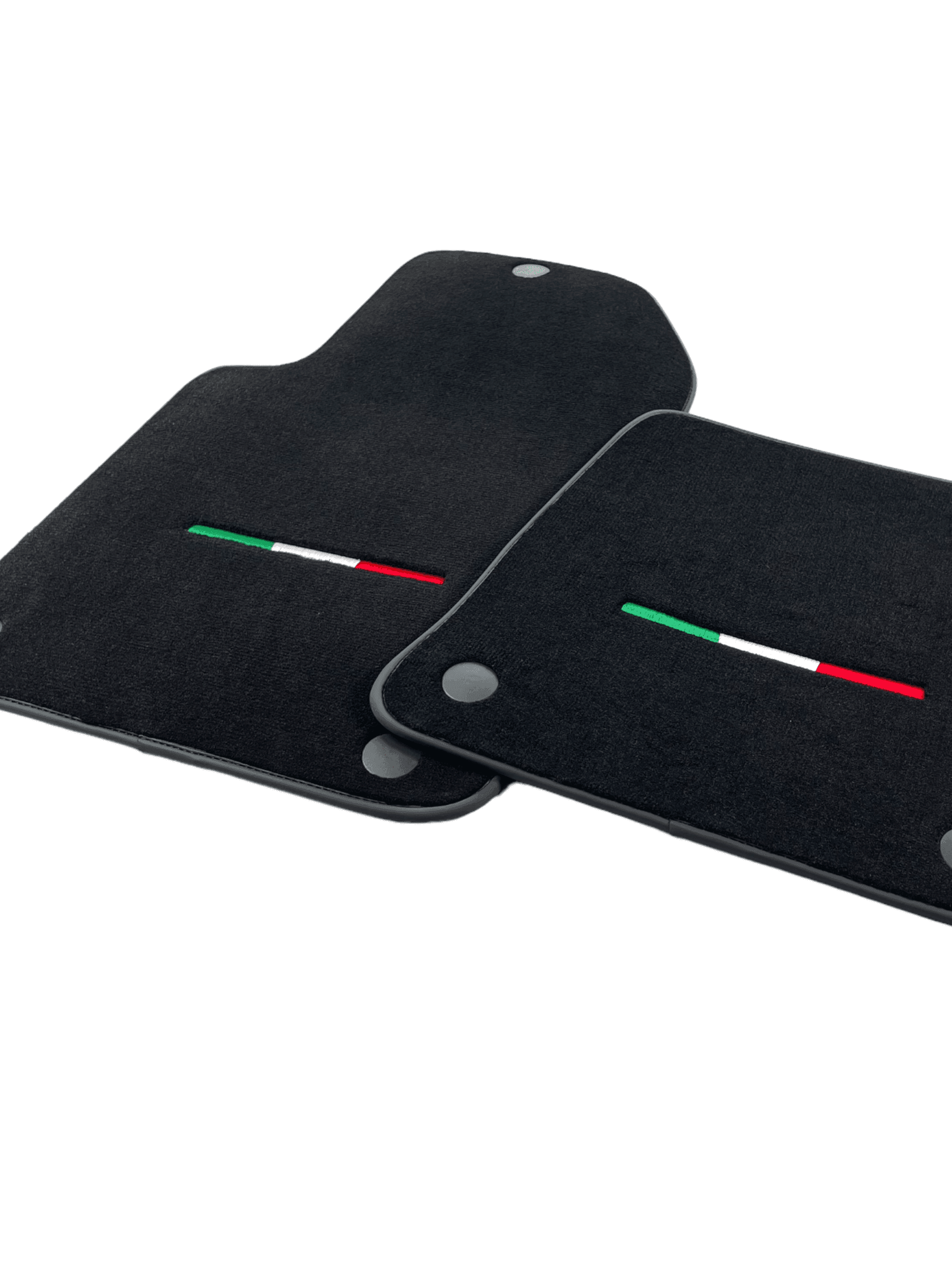 Black Floor Mats For Ferrari 612 Scaglietti 2005-2011 Italian Edition - AutoWin