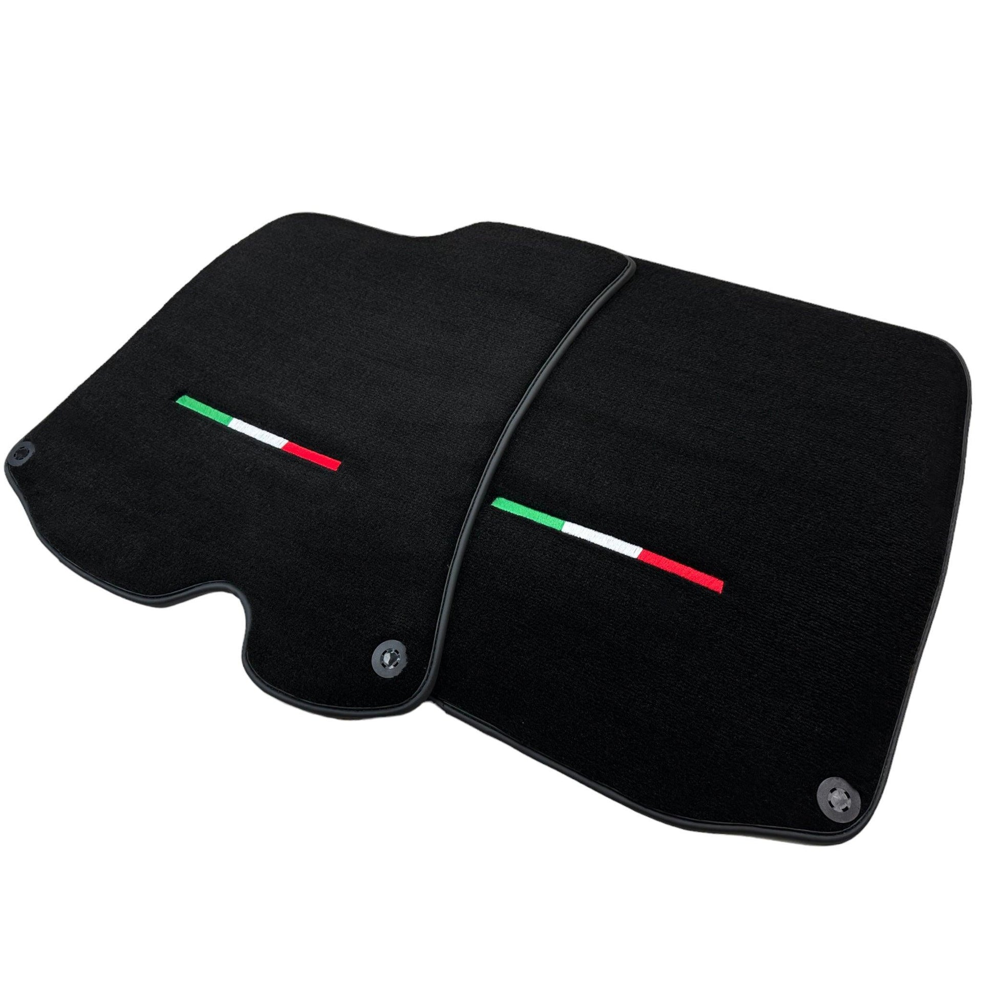 Black Floor Mats For Ferrari Portofino (2018-2023) Italian Edition - AutoWin