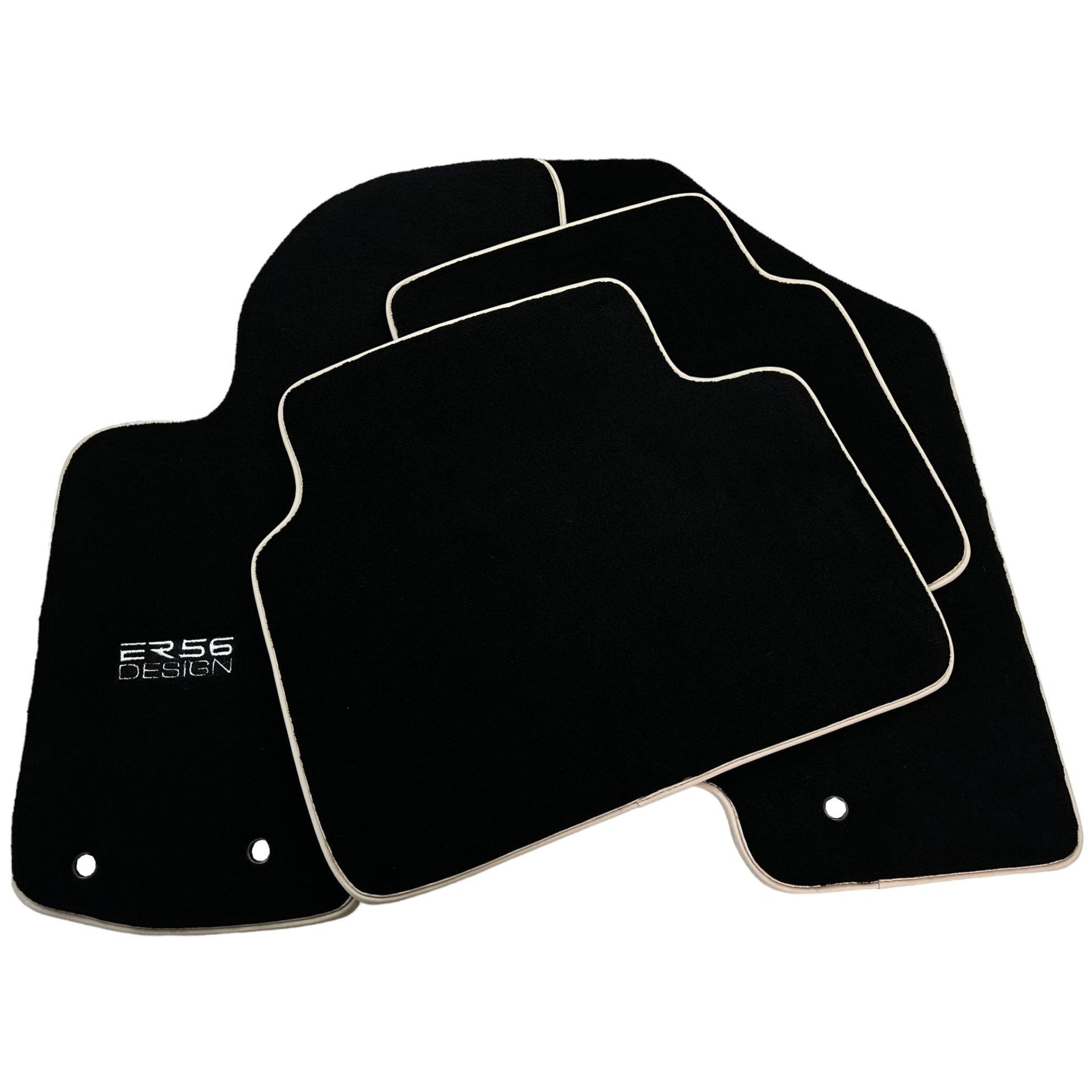 Black Floor Mats for Kia Sportage (2010-2016) ER56 Design - AutoWin