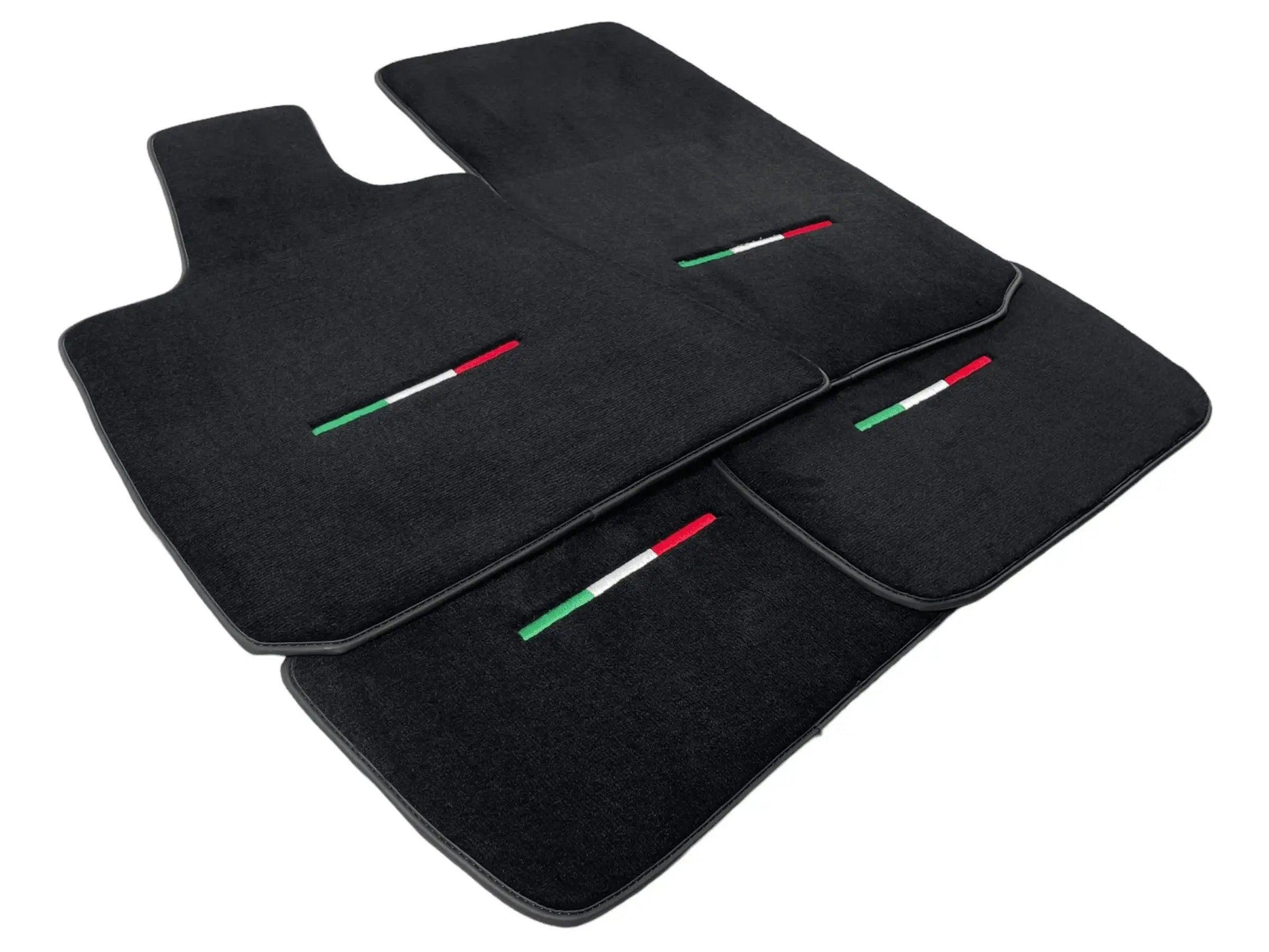 Black Floor Mats For Maserati Levante (2017-2023) Italy Edition - AutoWin