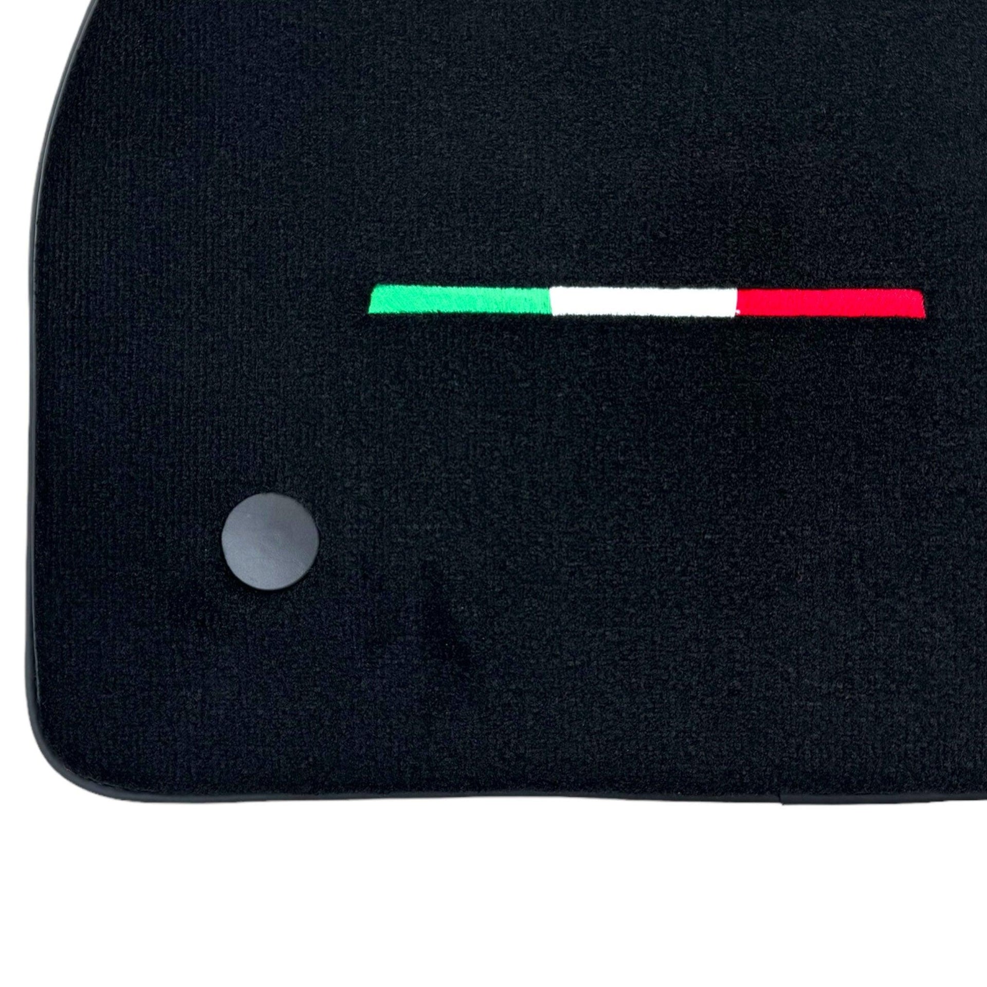 Black Floor Mats For Maserati MC20 (2020-2023) Italy Edition - AutoWin