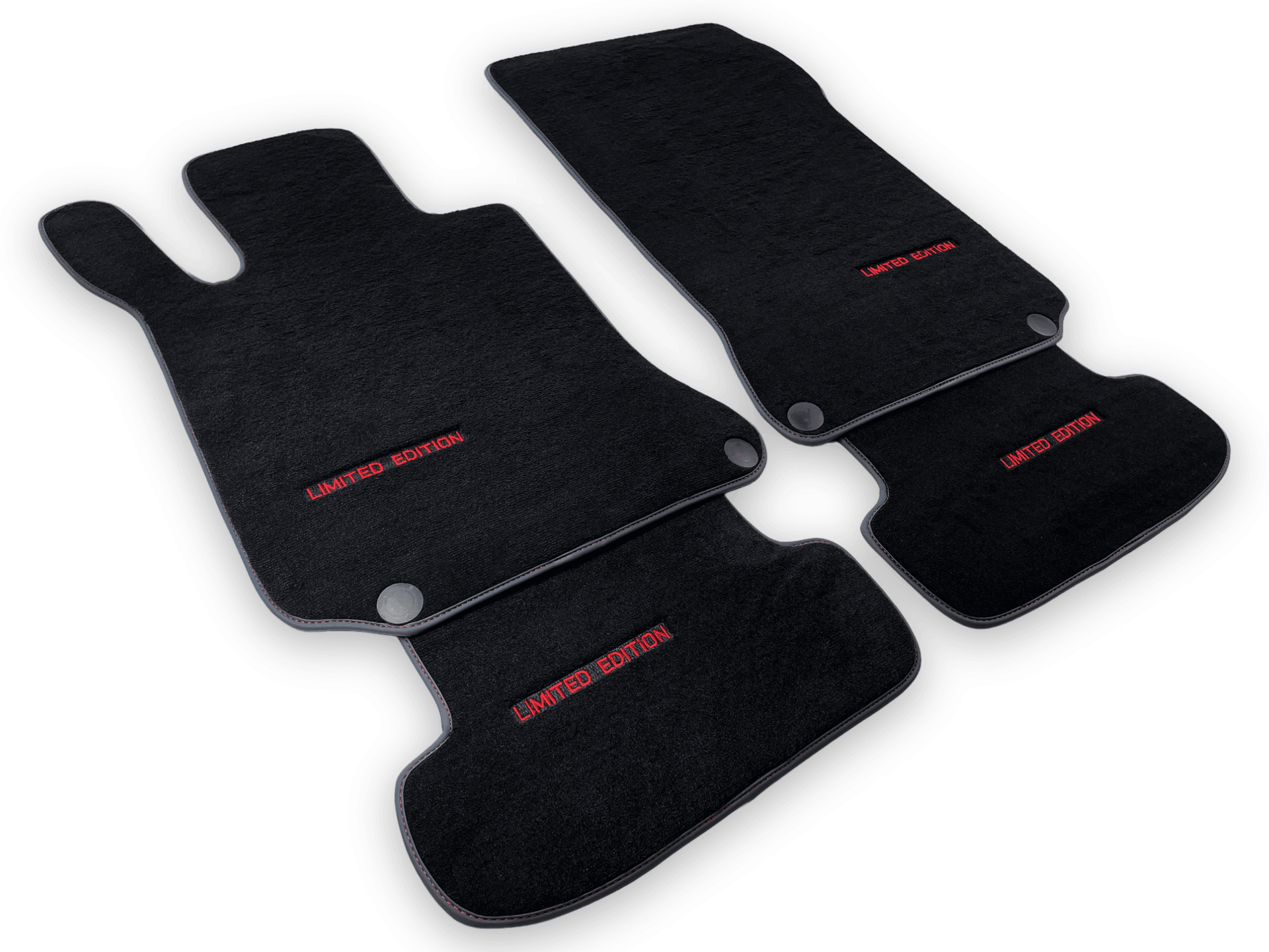 Black Floor Mats For Mercedes Benz C-Class S203 Estate 4Matic (2001-2007) | Limited Edition - AutoWin