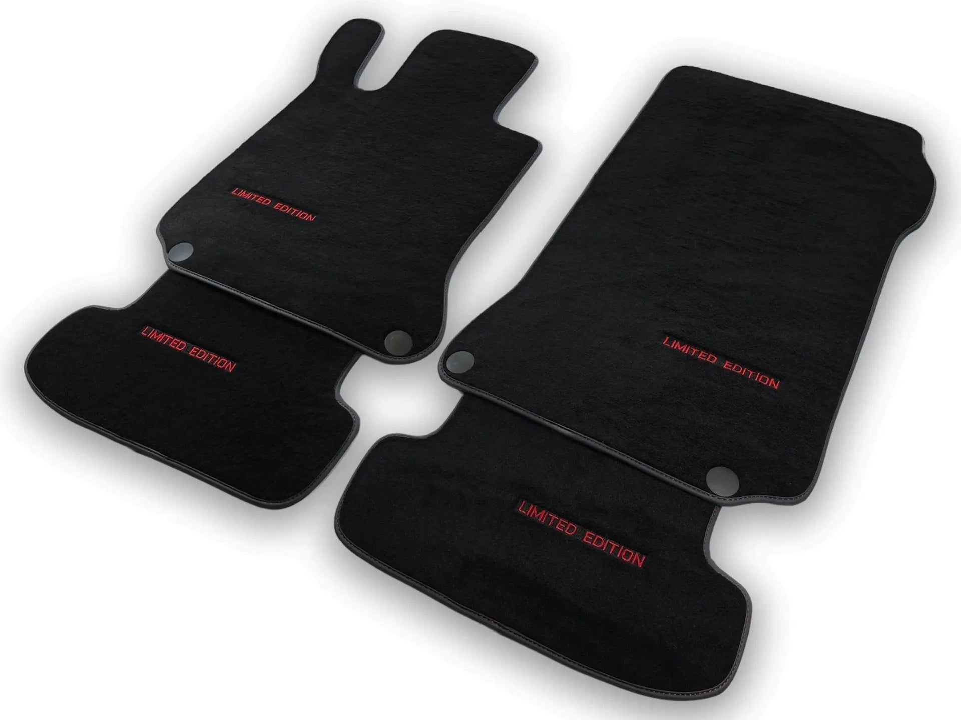 Black Floor Mats For Mercedes Benz E-Class S213 Estate (2016-2020) | Limited Edition - AutoWin