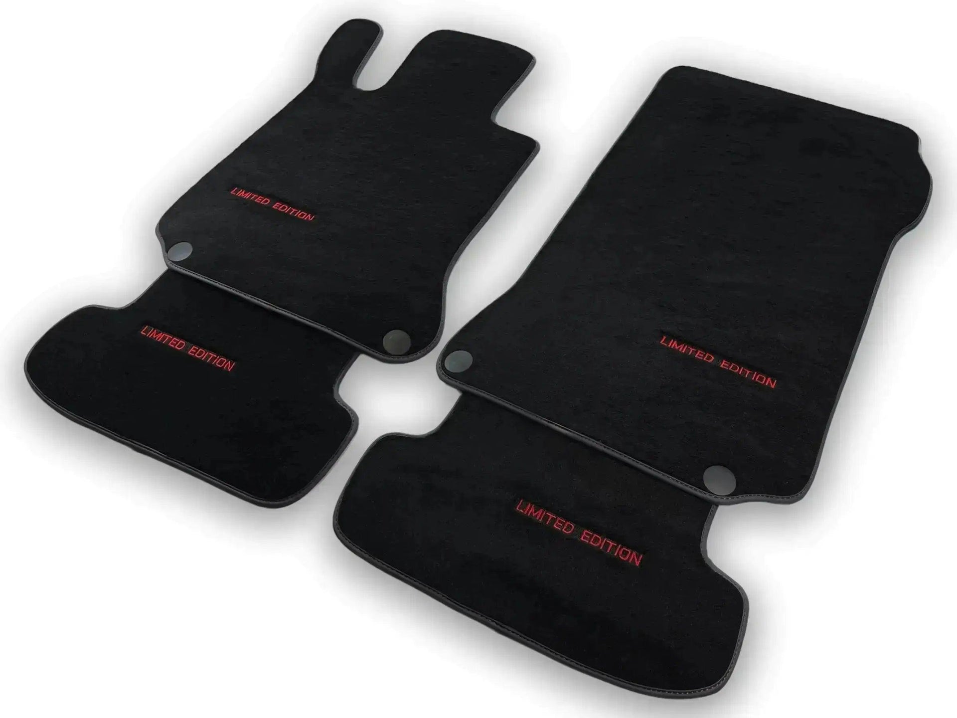 Black Floor Mats For Mercedes Benz GLC-Class C253 Coupe (2016-2019) | Limited Edition - AutoWin