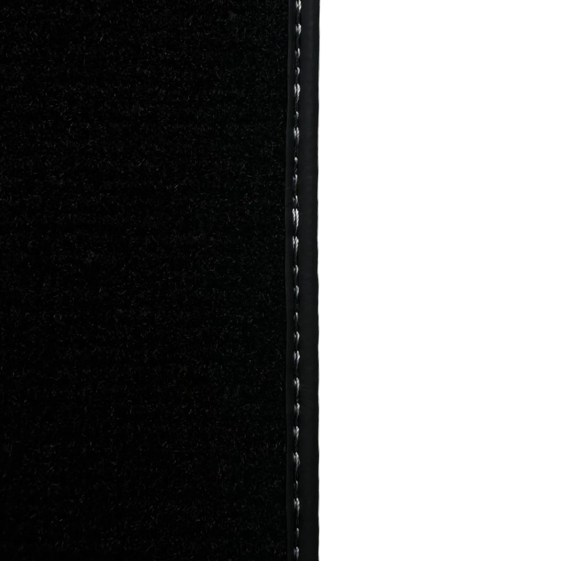 Black Floor Mats for Pontiac FireBird (1970-1981) with Trans Am Logo - AutoWin