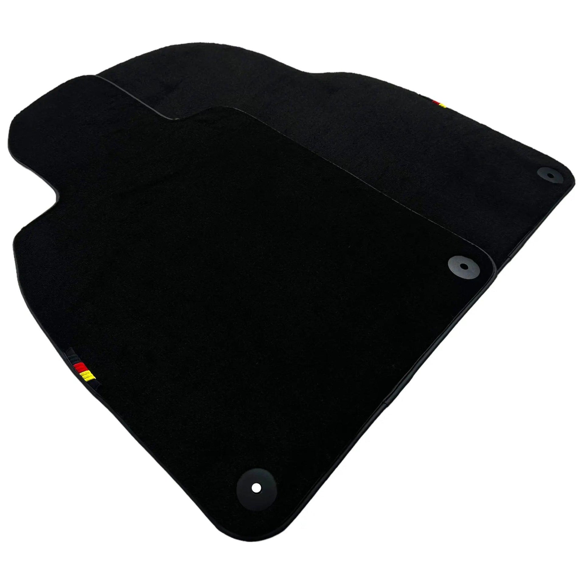 Black Floor Mats for Porsche 911 - 992 (2019-2024) with German Flag - AutoWin