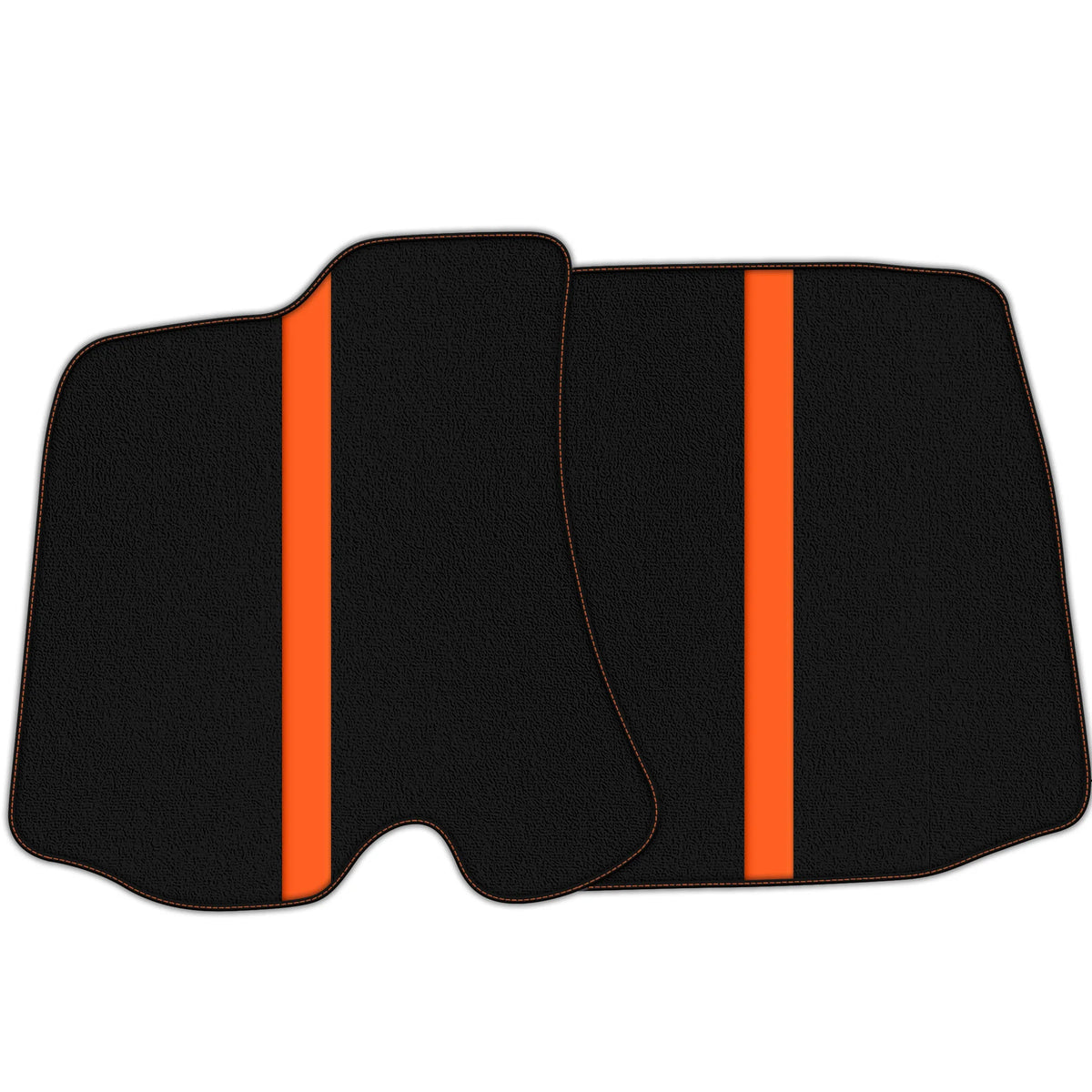 Black Floor Mats with Leather Line for Ferrari Portofino (2018-2023) - Various Colors