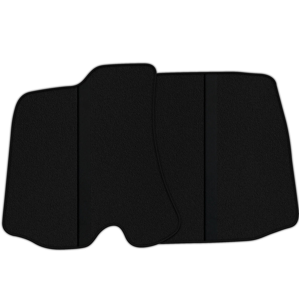 Black Floor Mats with Leather Line for Ferrari Portofino (2018-2023) - Various Colors